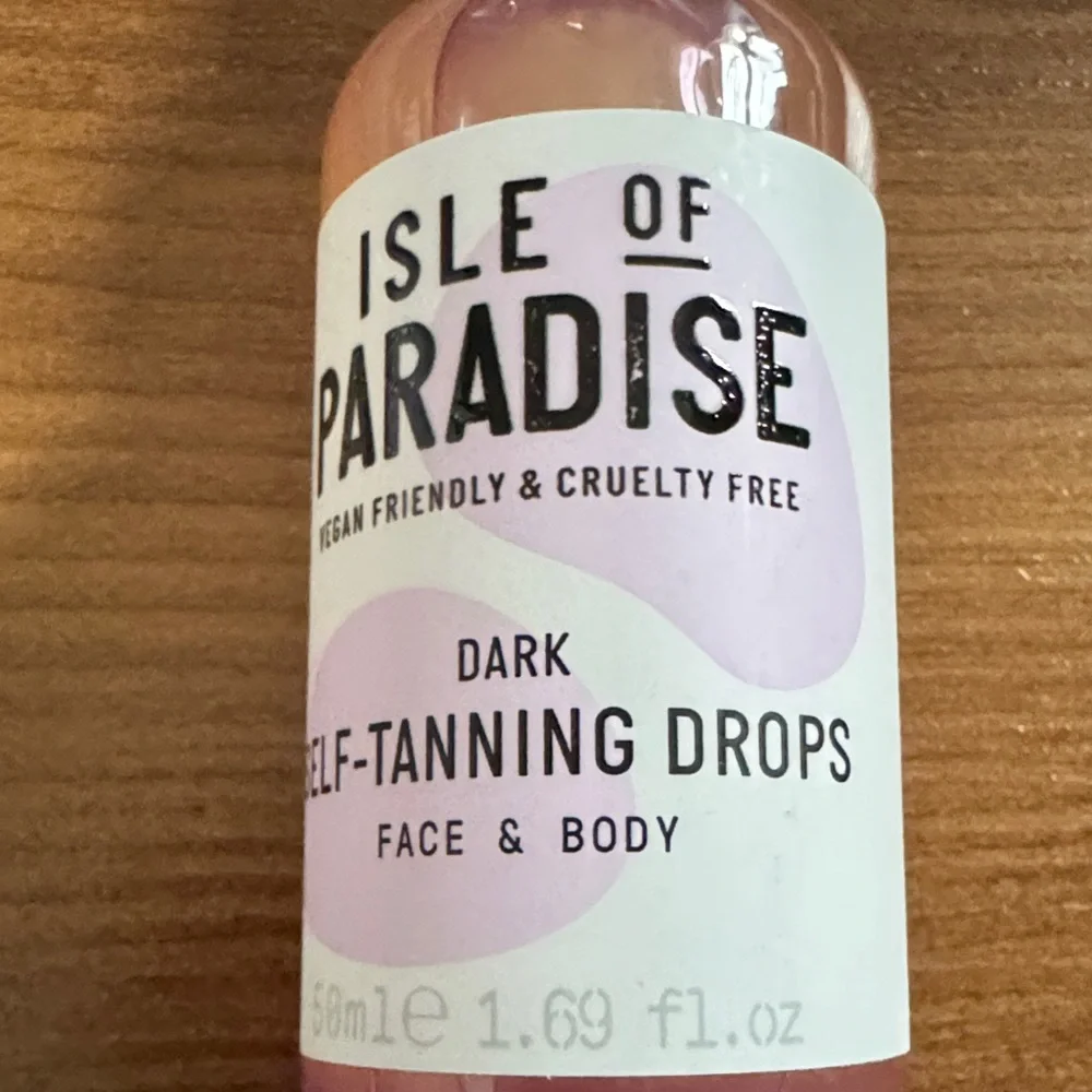 Isle of Paradise Dark Self-Tanning Drops - Full Size, New and Sealed